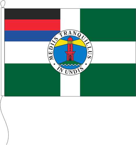 Flagge Borkum 225 x 150 cm Marinflag