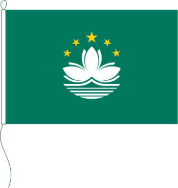 Flagge Macao 30 x 20 cm