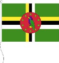 Flagge Dominika 30 x 20 cm Marinflag